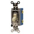 Product Image of 1 Pole, 120 to 277 VAC, 20 Amp, Residential Grade Toggle Wall Switch, Ivory, HBL1221IL
