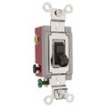 Product Image of 4 Pole, 120 to 277 VAC, 20 Amp, Industrial Grade Toggle Four Way Switch, Brown, HBL1224