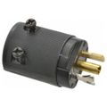 Product Image of 2P 3 Wire 15A Industrial Locking Plug, ML-2P, 125V, Black, HBL7594V