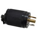 Product Image of 2P 3 Wire 15A Industrial Locking Plug, ML-2P, 125V, Black, HBL7594