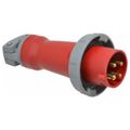Product Image of 4 Pin, Pin & Sleeve Male Plug, 3 Pole, 30A, 480v, Red, HBL430P7W