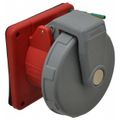 Product Image of 4 Pin, Pin and Sleeve Female Receptacle 3 Pole, IEC 60309-1, 30A, 480v, Watertight, Red, HBL430R7W