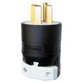 Product Image of Straight Blade Plug 15-30P, 250VAC, Black & White, HBL8431C