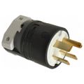 Product Image of 3P, 4 Wire 50A Straight Blade Plug, 15-50P, 250VAC, Black & White, HBL8451C