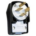 Product Image of Straight Blade Angled Plug 15-60P, 250VAC, Black & White, HBL8462C