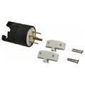 Product Image of 3P, 4 Wire 50A Straight Blade Plug, 14-50P, Black & White, HBL9451C
