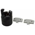 Product Image of 3P, 3 Wire 50A Straight Blade Plug, 10-50P, Black & White, HBL7513C
