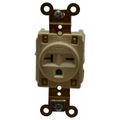 Product Image of Straight Blade Single Receptacle, NEMA 6-20R, 20 Amps, Self-Grounding, HBL5461I