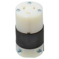 Product Image of 2P 3 Wire 15A Straight Blade Connector 5-15R, 125 VAC, Black & White, HBL5269C