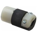 Product Image of 2P 3 Wire 20A Straight Blade Connector 6-20R, 250VAC, Black & White, HBL5469C