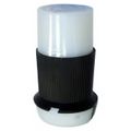 Product Image of 2P 3 Wire 20A Industrial Locking Plug, L7-20R, 277V, Black & White, HBL2333