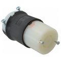 Product Image of 3P 20A Industrial Locking Plug, L14-20R, 125 & 250V, Black & White, HBL2413