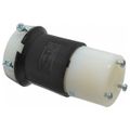 Product Image of 2P 3 Wire Industrial Locking Connector, L6-30R, 250V, Black & White, HBL2623