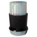 Product Image of Industrial Locking Connector, L22-30R, 277 & 480V, Black & White, HBL2823