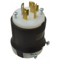 Product Image of 3P 20A Industrial Locking Plug, L14-20P, 125 & 250V, Black & White, HBL2411