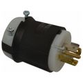 Product Image of 20A Industrial Locking Plug, L22-20P, 277 & 480V, Black & White, HBL2521