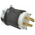 Product Image of 3P 30A Industrial Locking Plug, L15-30P, 250V, Black & White, HBL2721