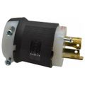 Product Image of 3P 30A Industrial Locking Plug, L16-30P, 480V, Black & White, HBL2731