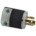 Product Image of 2P 3 Wire 15A Industrial Locking Plug, L7-15P, 277V, Black & White, HBL4770C