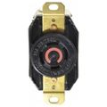 Product Image of 125/250 VAC, 20 Amp, L14-20R NEMA, Self Grounding Receptacle, Black, HBL2410
