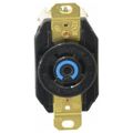 Product Image of 120/208 VAC, 20 Amp, L21-20R NEMA, Self Grounding Receptacle, Black, HBL2510
