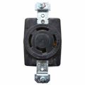 Product Image of 120/208 VAC, 20 Amp, Non-NEMA, Ungrounded Receptacle, Black, HBL7410B