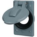 Product Image of 1 Gang Polycarbonate Weather Proof Electrical Box Cover, HBL7425WOA