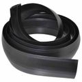 Product Image of 10' PVC Floor Cable Cover, 1 Channel, 0.31" Max Cable, Black, FT2BK10