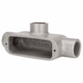Product Image of Form 35, T Body, 3/4" Trade, IMC, Rigid Malleable Iron Conduit Body, OT-2M
