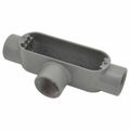 Product Image of Form 85, T Body, 1" Trade, IMC, Rigid Aluminum Conduit Body, OT-3