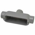 Product Image of Form 85, TB Body, 3/4" Trade, IMC, Rigid Aluminum Conduit Body, OTB-2