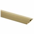 Product Image of 10' PVC Floor Cable Cover, 1 Channel, 0.31" Max Cable, Beige, FT2BG10