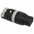 Product Image of 3P, 4 Wire 50A Industrial Locking Connector, Non-NEMA, Black & White, HBL7764C