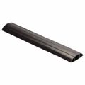 Product Image of 3' PVC Floor Cable Cover, 1 Channel, 1-1/4" Max Cable, Black, FT10BK3