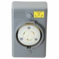 Product Image of 2P 3 Wire 125 VAC, 20 Amp, L5-20R NEMA, Self Grounding Straight Receptacle, HBL2310SR
