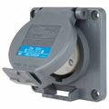 Product Image of 2P 3 Wire 250 VAC, 20A, L6-20R NEMA, Self Watertight Receptacle, Gray, HBL2320SW