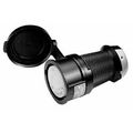 Product Image of 3P 30A Industrial Locking Connector, L14-30R, 125 & 250V Female, Black & White, HBL2713SW