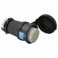 Product Image of 3P 20A Industrial Locking Plug, L15-20R, 250V, Black & White, HBL2423SW