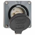 Product Image of 250 VAC, 20 Amp, L15-20P NEMA, Self Grounding Inlet, Gray, HBL2425SW