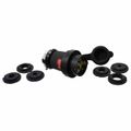 Product Image of 3P 20A Industrial Locking Plug, L16-20P, 480V, Black & White, HBL2431SW