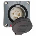 Product Image of 480 VAC, 20 Amp, L16-20P NEMA, Self Grounding Inlet, HBL2435SW