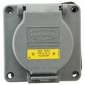 Product Image of 2P 3 Wire 125 VAC, 30A, L5-30R NEMA, Self Watertight Receptacle, Gray, HBL2610SW
