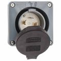 Product Image of 125/250 VAC, 30 Amp, L14-30P NEMA, Self Grounding Inlet, HBL2715SW