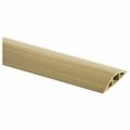 Product Image of 25' PVC Floor Cable Cover, 1 Channel, 1/2" Max Cable, Beige, FT3BG25