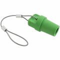 Product Image of Male Single Pole Protective Cap, NEMA , 4X, 12, Green, HBLMCAPGN