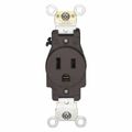 Product Image of Straight Blade Single Receptacle, NEMA 5-50R, 50As, Self-Grounding, Black, HBL9360