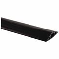 Product Image of 5' PVC Floor Cable Cover, 1 Channel, 3/4" Max Cable, Black, FT4BK5