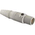 Product Image of Single Pole Male Connector, Double Set Screw, 300A, 250 VDC/600 VAC, AWG 6, White, HBL300MW