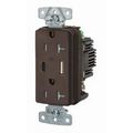 Product Image of USB Charger Receptacle, 20A 125V Duplex, Power Delivery 55W Type AC Ports, NEMA 5-20R (Brown), USB20ACPD