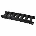 Product Image of 1 Ft. Long, Nylon, Fixed Open Cable and Hose Carrier, 3.08" Inside Width, 3.7" Bend Radius, EP13-3-3.7-1.0